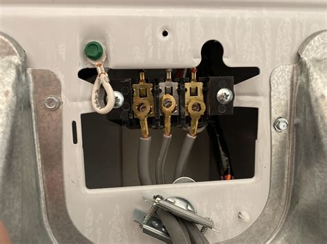 whirlpool dryer power cord hook up